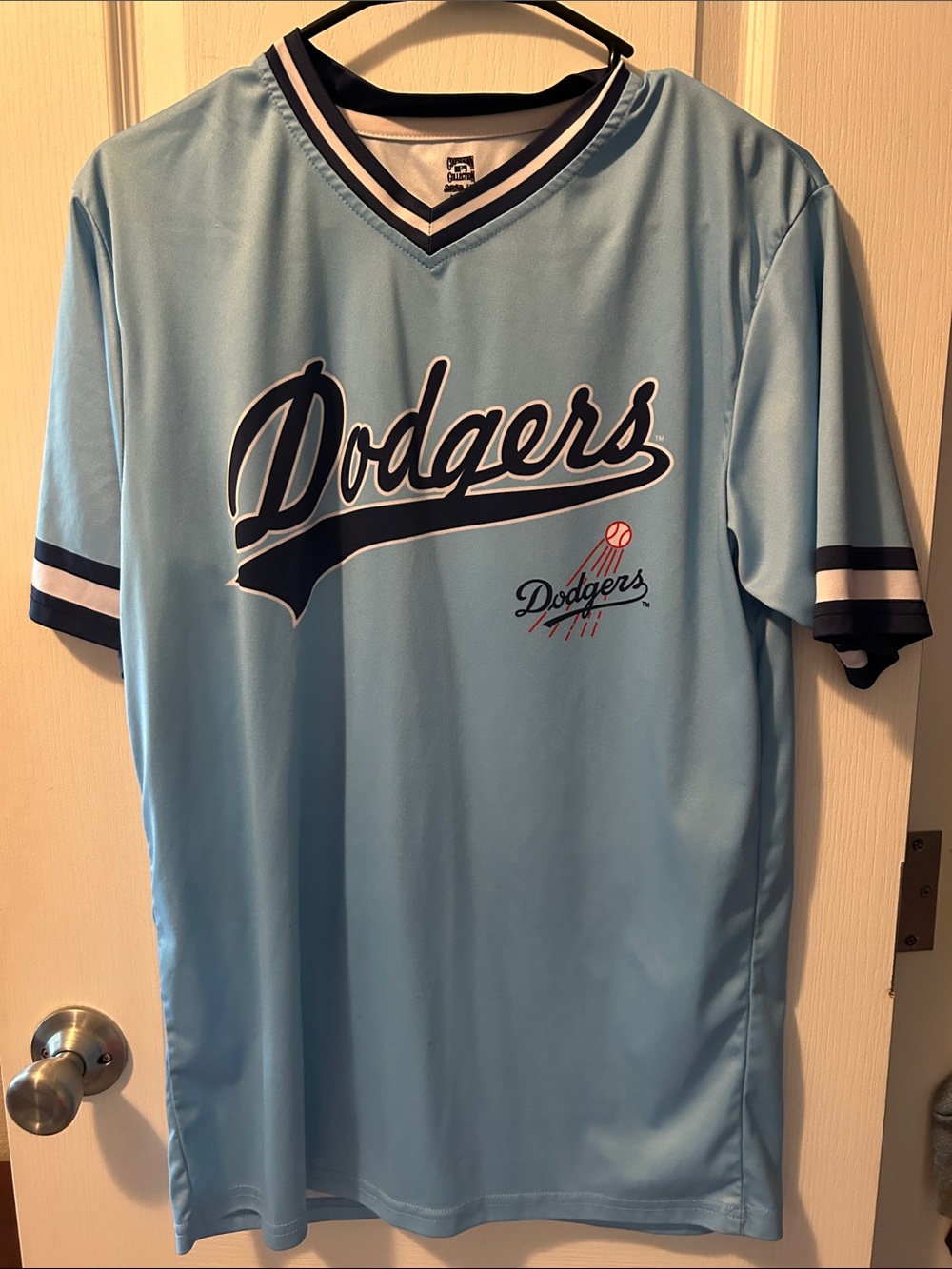 Los Angeles Dodgers Light Blue Baseball Jersey